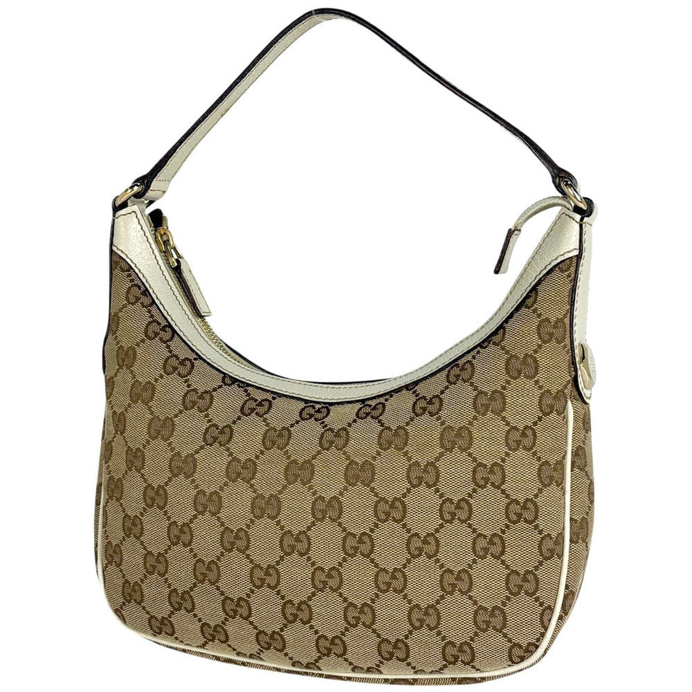 Gucci GG shoulder bag canvas Beige Cream white